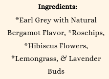 Black Hibiscus Lavender Lemon Tea