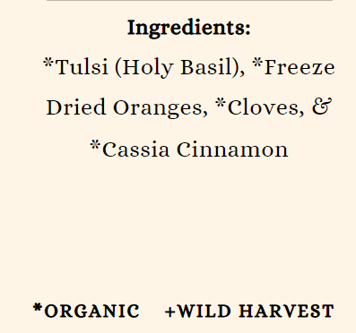 Orange Spice Holiday Tea