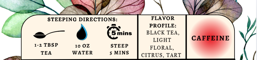 Black Hibiscus Lavender Lemon Tea