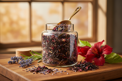 Lavender Black Tea with Hibiscus