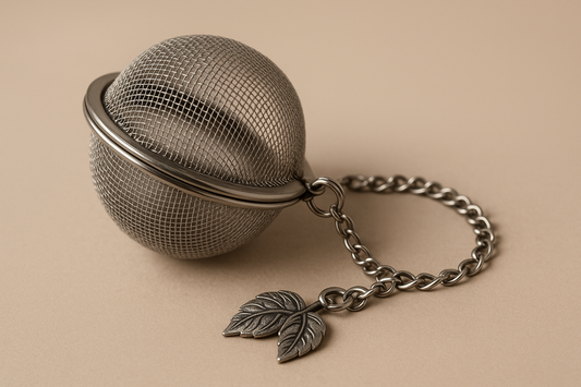 mesh Tea Ball with chain and charm